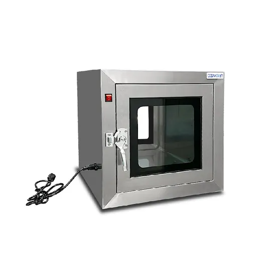 Cleanroom Transfer Window Embedded Pass Box for Lab and Hospital / Interlock Pass Box for Clean Room
